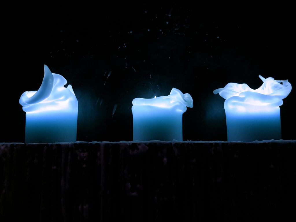 significado de las velas azules